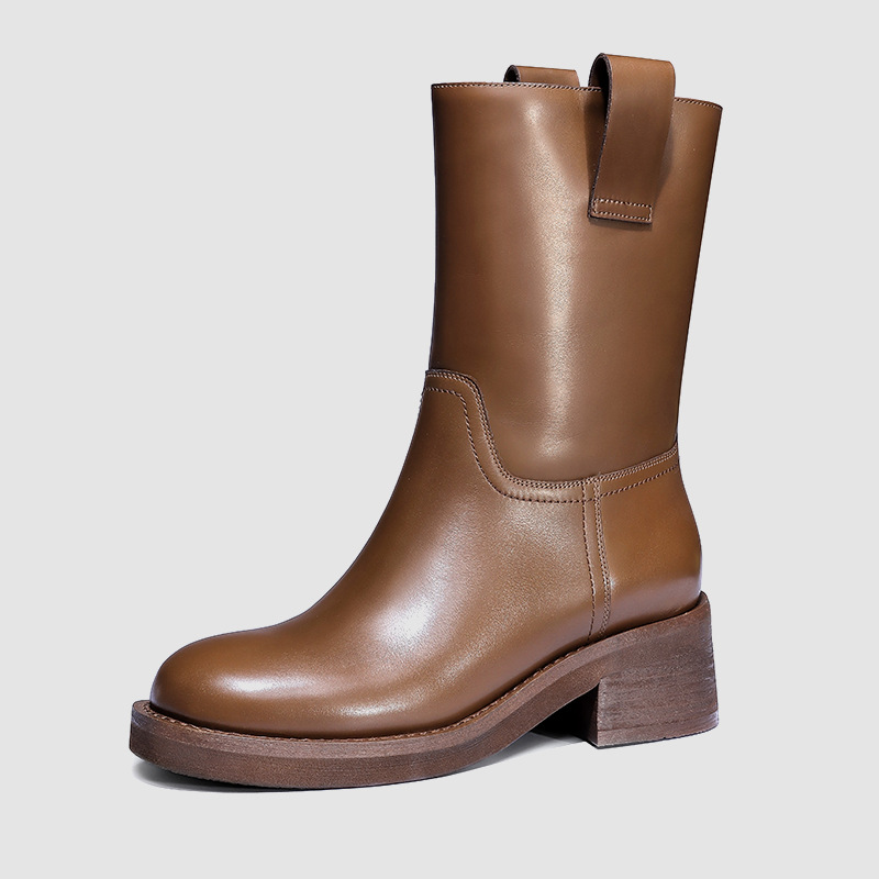 2025年秋冬季新款酷帅潮流一脚蹬时装靴20D51H-01